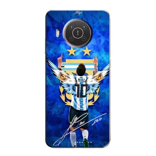 Чехлы для Nokia X10 (Leo чемпион) (AlphaPrint) – Месси сборная