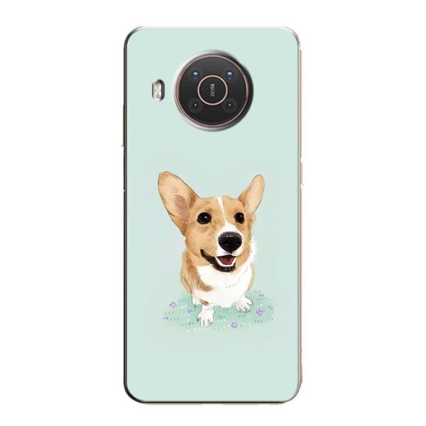 Чехлы с собаками для Nokia X10 (VPrint) – Корги