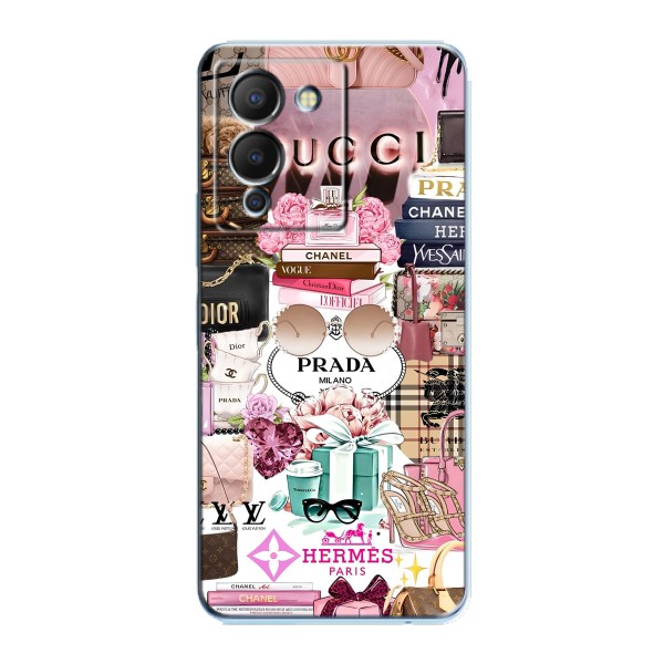 Чохол (Dior, Prada, YSL, Chanel) для Infinix Note 12 (G96) – Брендb