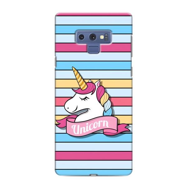 Чехол для Самсунг Галакси Ноут 9 - (Единорожки - Новинки) (AlphaPrint) – Unicorn