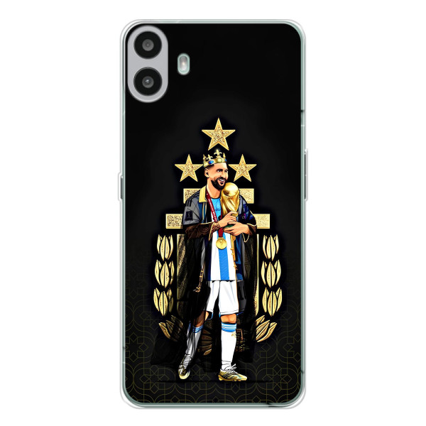 Чохли для Nothing CMF Phone 1 (Leo чемпіон) (AlphaPrint) – Мессі Король