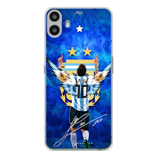 Чохли для Nothing CMF Phone 1 (Leo чемпіон) (AlphaPrint) – Мессі збірна