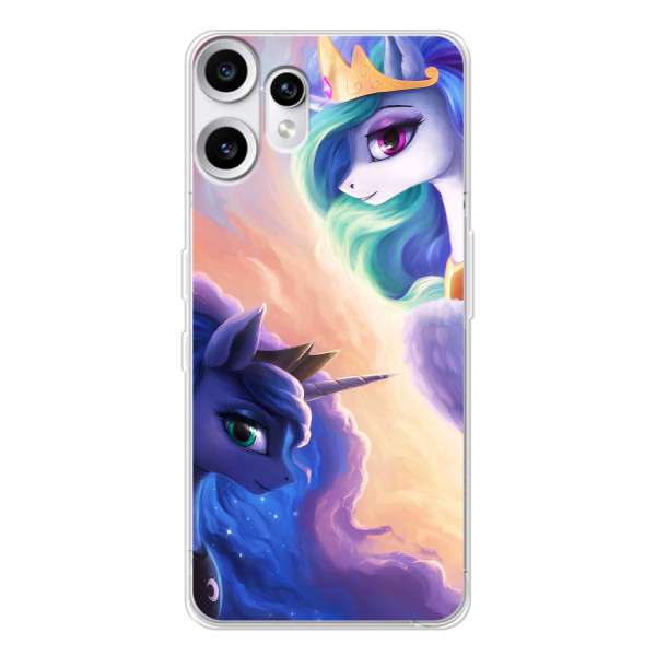 Чехол Unicorn на Nothing CMF Phone 2 Pro – Единорожки на тучках