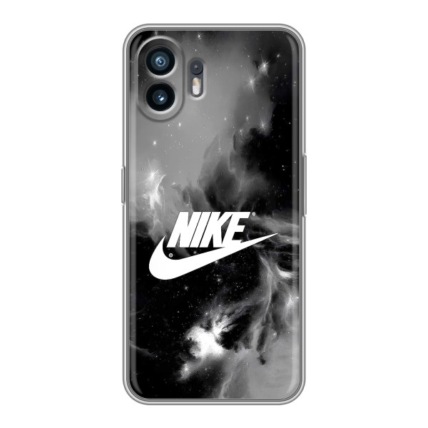 Чехол с логотипом Найк на Nothing Phone 2 – Найк дымчатый