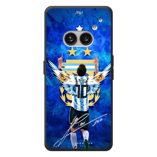 Чехлы для Nothing Phone (2a) Plus (Leo чемпион) (AlphaPrint) – Месси сборная