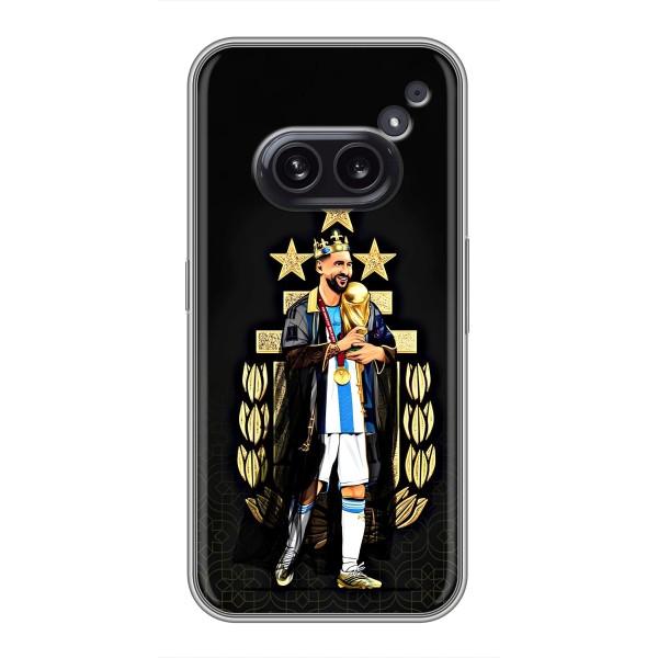 Чехлы для Nothing Phone 2a (Leo чемпион) (AlphaPrint) – Месси Король