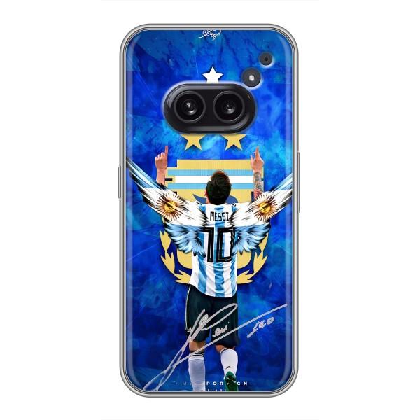 Чехлы для Nothing Phone 2a (Leo чемпион) (AlphaPrint) – Месси сборная