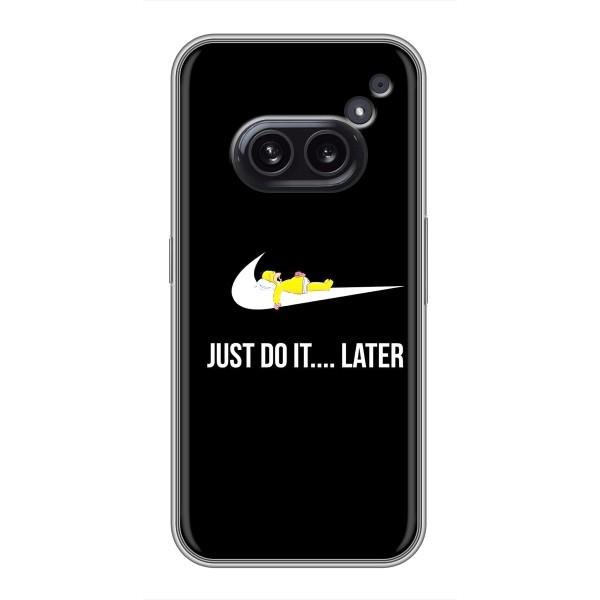 Чохол з логтипом Найк на Nothing Phone 2a – Nike just do it