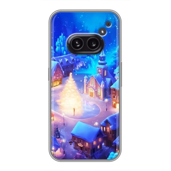 Рождественские Чехлы для Nothing Phone 2a (VPrint) – Рождественский город