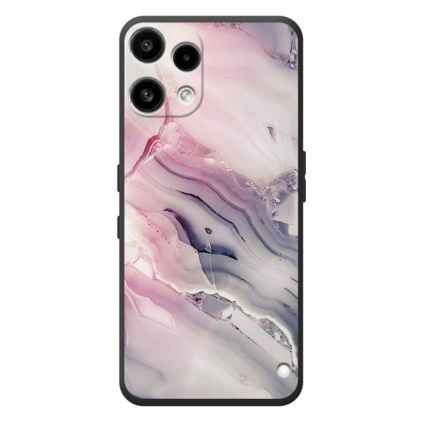 Мраморный чехол на Nothing Phone (3a) Lite (VPrint) – Пурпурный Мрамор