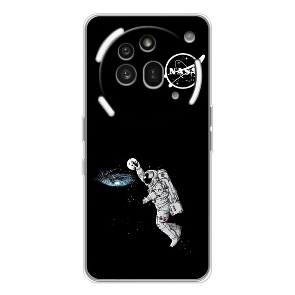 Силіконовый бампер з принтом "Наса" на Nothing Phone (3a) Pro – Космонавт баскетболіст