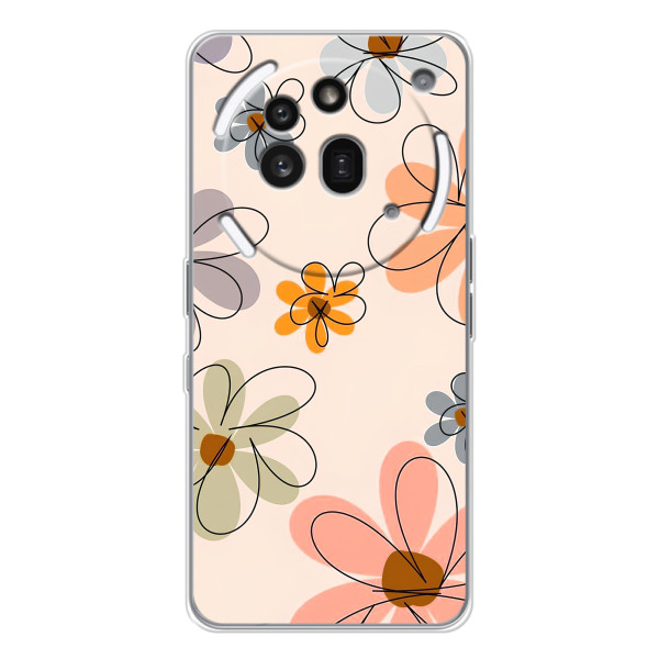 Чохол з квітковим принтом на Нотінг Фон (3а) Про – Кольорові квіти