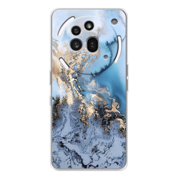 Мраморный чехол на Nothing Phone (3a) Pro (VPrint) – Нежный мрамор