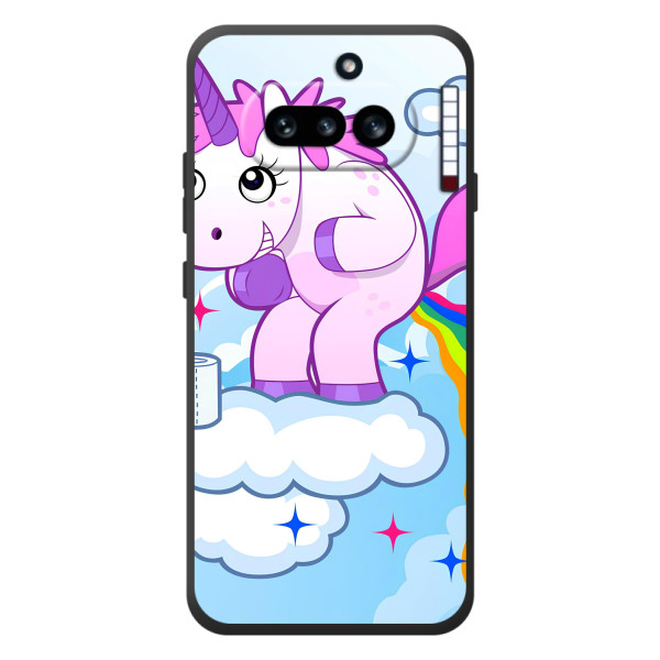 Чехол Unicorn на Nothing Phone (4a) – Радуга единорожка