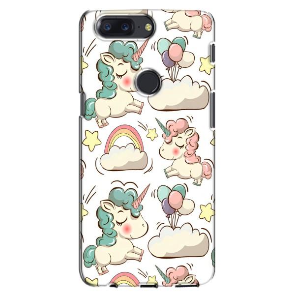 Чехол для ВанПлас 5Т - (Единорожки - Новинки) (AlphaPrint) – Единорожки