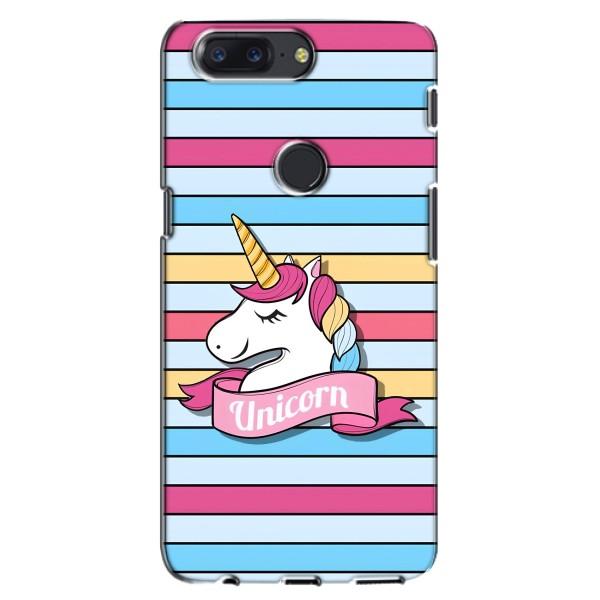 Чехол для ВанПлас 5Т - (Единорожки - Новинки) (AlphaPrint) – Unicorn