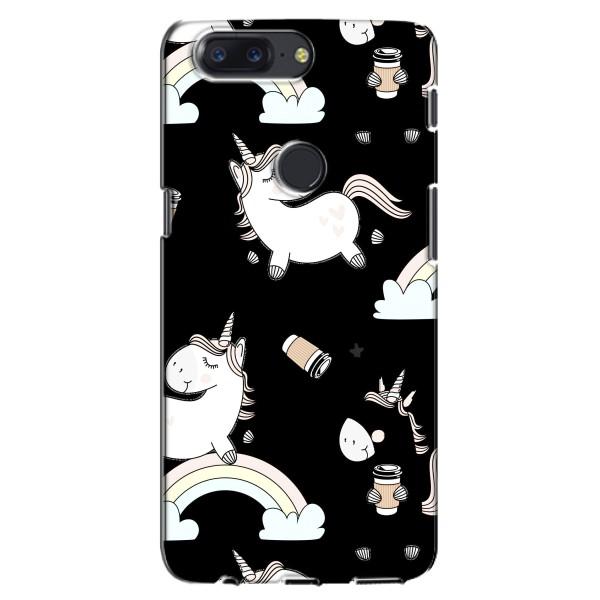 Чохол Unicorn на One Plus 5T – Єдинорог з кавою