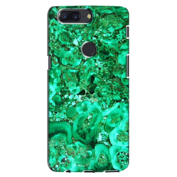 Мраморный чехол на One Plus 5T (VPrint) – Салатный Мрамор