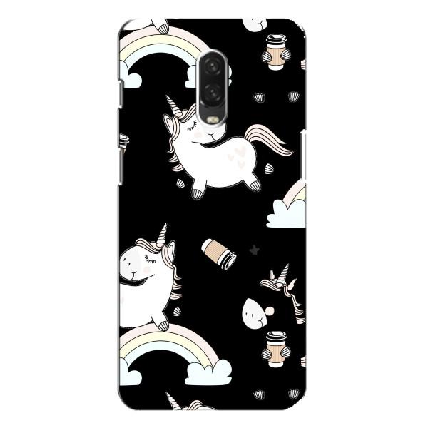 Чохол Unicorn на One Plus 6T – Єдинорог з кавою
