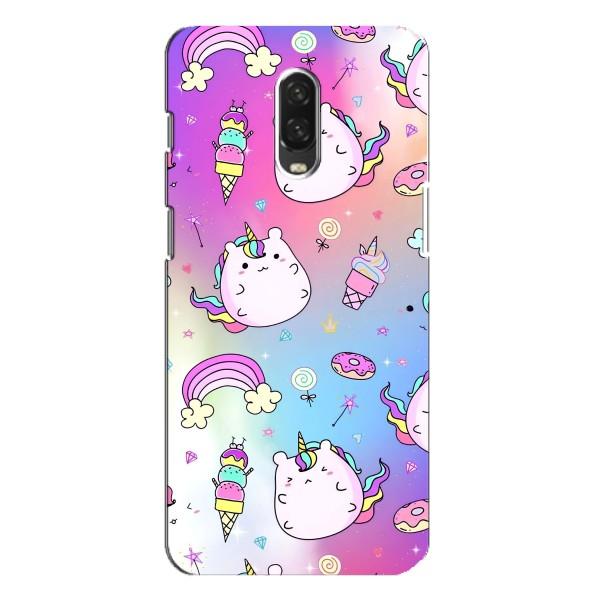 Чохол Unicorn на One Plus 6T – Веселка і Єдинорог