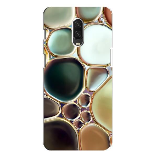 Мраморный чехол на One Plus 6T (VPrint) – Радужный Мрамор