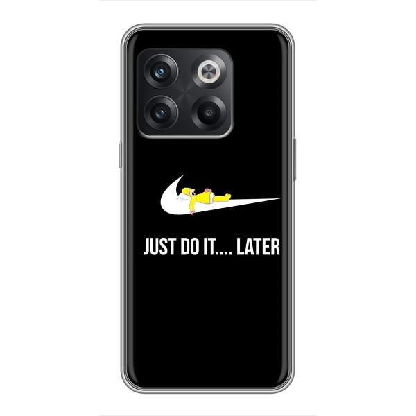Чехол с логотипом Найк на OnePlus 10T – Nike just do it