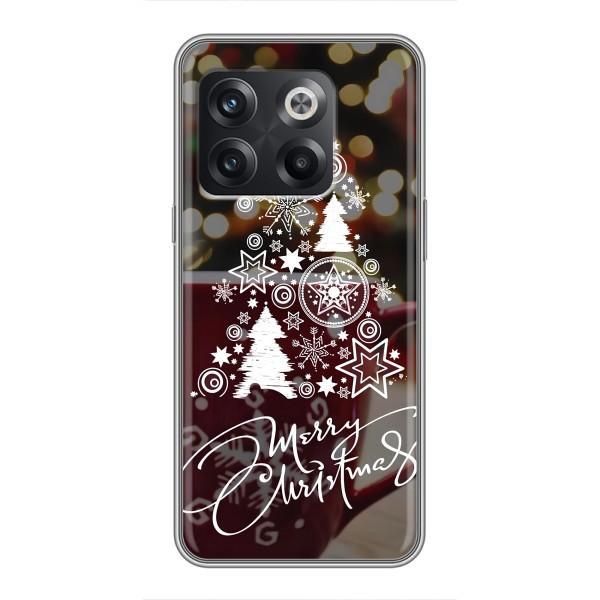 Рождественские Чехлы для OnePlus 10T (VPrint) – Елочка узорная