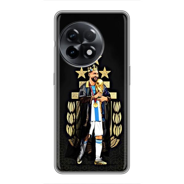 Чехлы для OnePlus 11 Pro (Leo чемпион) (AlphaPrint) – Месси Король