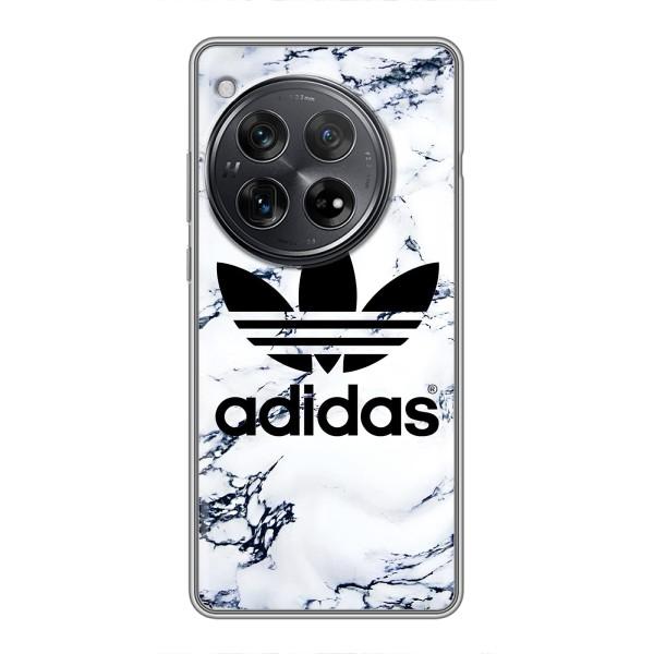 Чохли Адидас для OnePlus 12 (AlphaPrint) – Адідас на мраморі