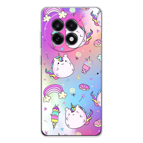 Чохол Unicorn на OnePlus 13R – Веселка і Єдинорог