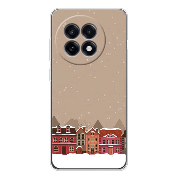 Новогодние, Праздничные Чехлы для OnePlus 13R - 2024 год – Зимний город