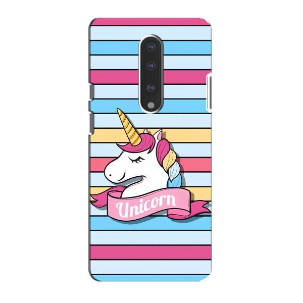 Чехол для ВанПлас 7 - (Единорожки - Новинки) (AlphaPrint) – Unicorn