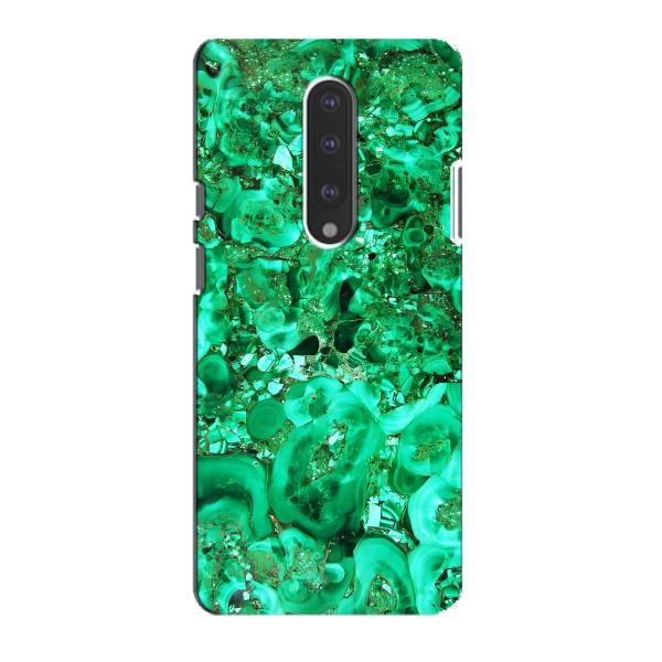 Мраморный чехол на OnePlus 7 (VPrint) – Салатный Мрамор
