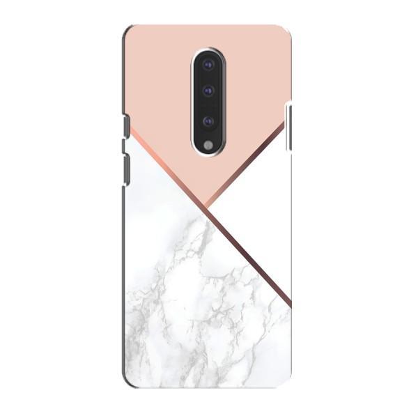 Мраморный чехол на OnePlus 7 (VPrint) – Тройной мрамор