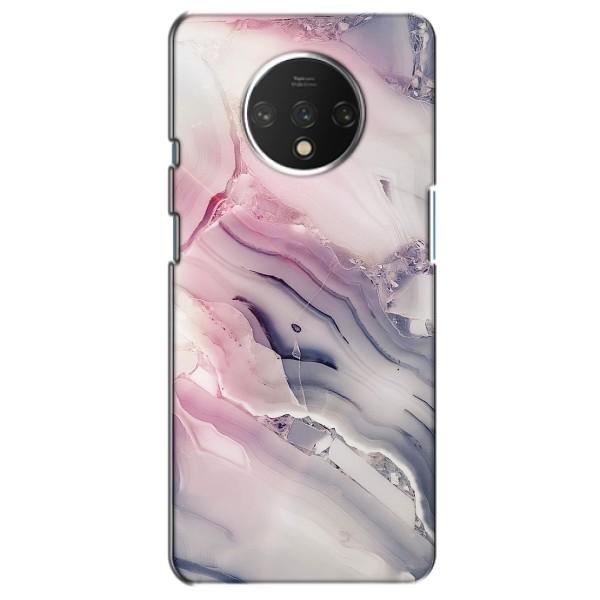 Мраморный чехол на OnePlus 7T (VPrint) – Пурпурный Мрамор