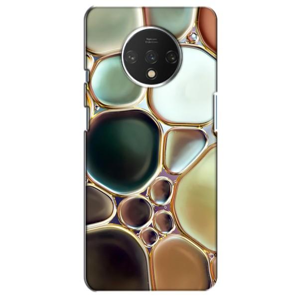 Мраморный чехол на OnePlus 7T (VPrint) – Радужный Мрамор