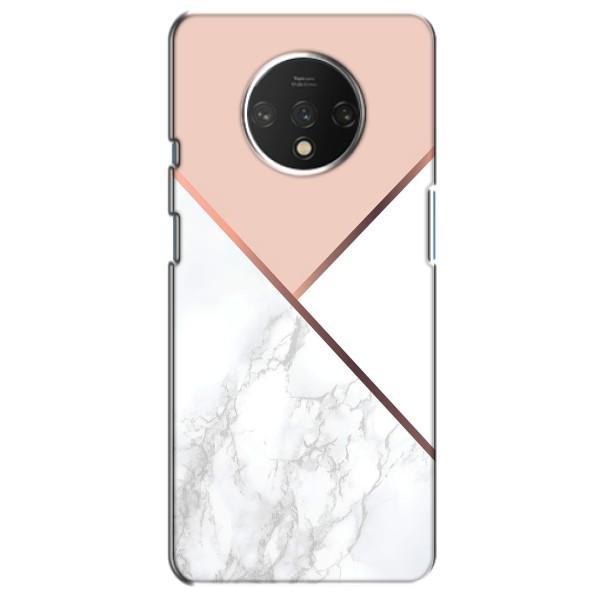 Мраморный чехол на OnePlus 7T (VPrint) – Тройной мрамор