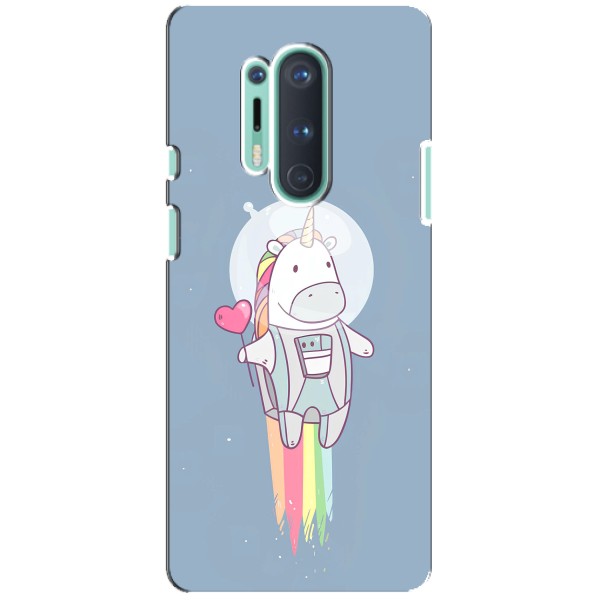 Чехол Unicorn на OnePlus 8 Pro – Единорог космонавт