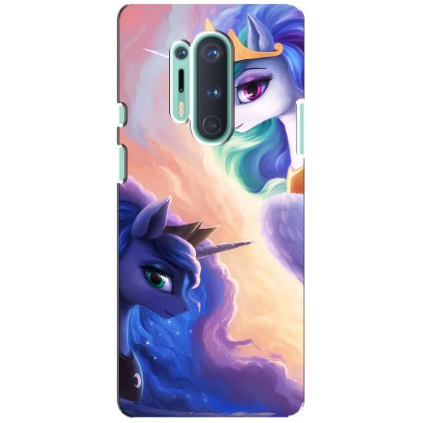 Чехол Unicorn на OnePlus 8 Pro – Единорожки на тучках