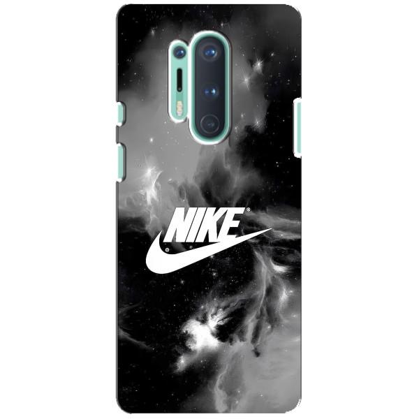 Чехол с логотипом Найк на OnePlus 8 Pro – Найк дымчатый