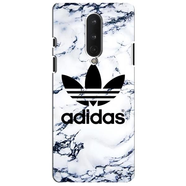Чехлы Адидас для OnePlus 8 (AlphaPrint) – Адидас на мраморе
