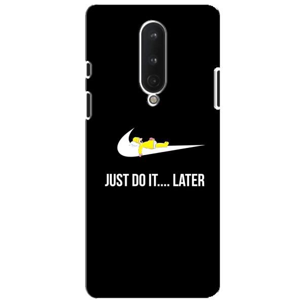 Чехол с логотипом Найк на OnePlus 8 – Nike just do it