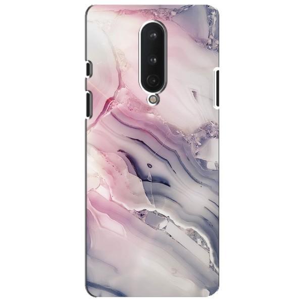 Мраморный чехол на OnePlus 8 (VPrint) – Пурпурный Мрамор