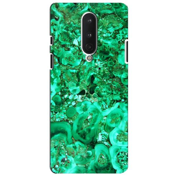 Мраморный чехол на OnePlus 8 (VPrint) – Салатный Мрамор