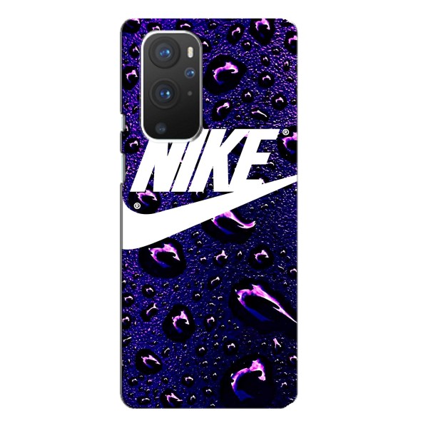 Чехол с логотипом Найк на OnePlus 9 Pro – Найк на фиолетовом