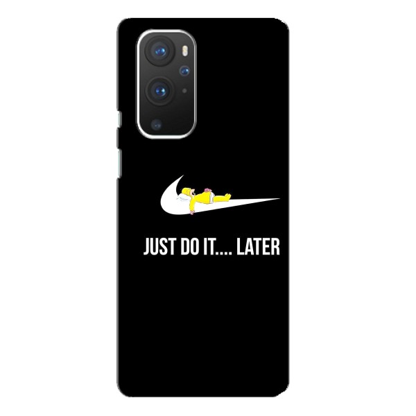 Чехол с логотипом Найк на OnePlus 9 Pro – Nike just do it