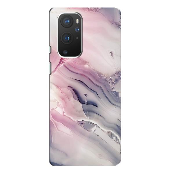 Мраморный чехол на OnePlus 9 Pro (VPrint) – Пурпурный Мрамор