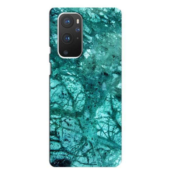 Мраморный чехол на OnePlus 9 Pro (VPrint) – Зеленый мрамор