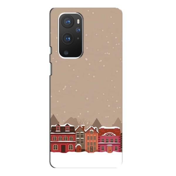 Новогодние, Праздничные Чехлы для OnePlus 9 Pro - 2024 год – Зимний город