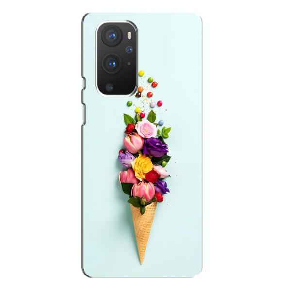Чохли з тематикою "КВІТИ" на OnePlus 9 Pro – Квітка-морозиво